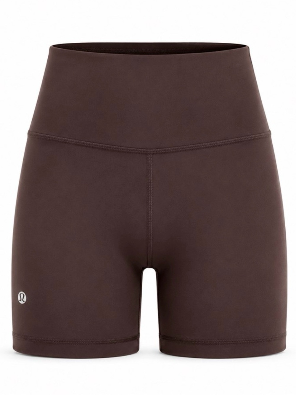 NWOT lululemon athletica High-Rise Chocolate Brown Bike Shorts